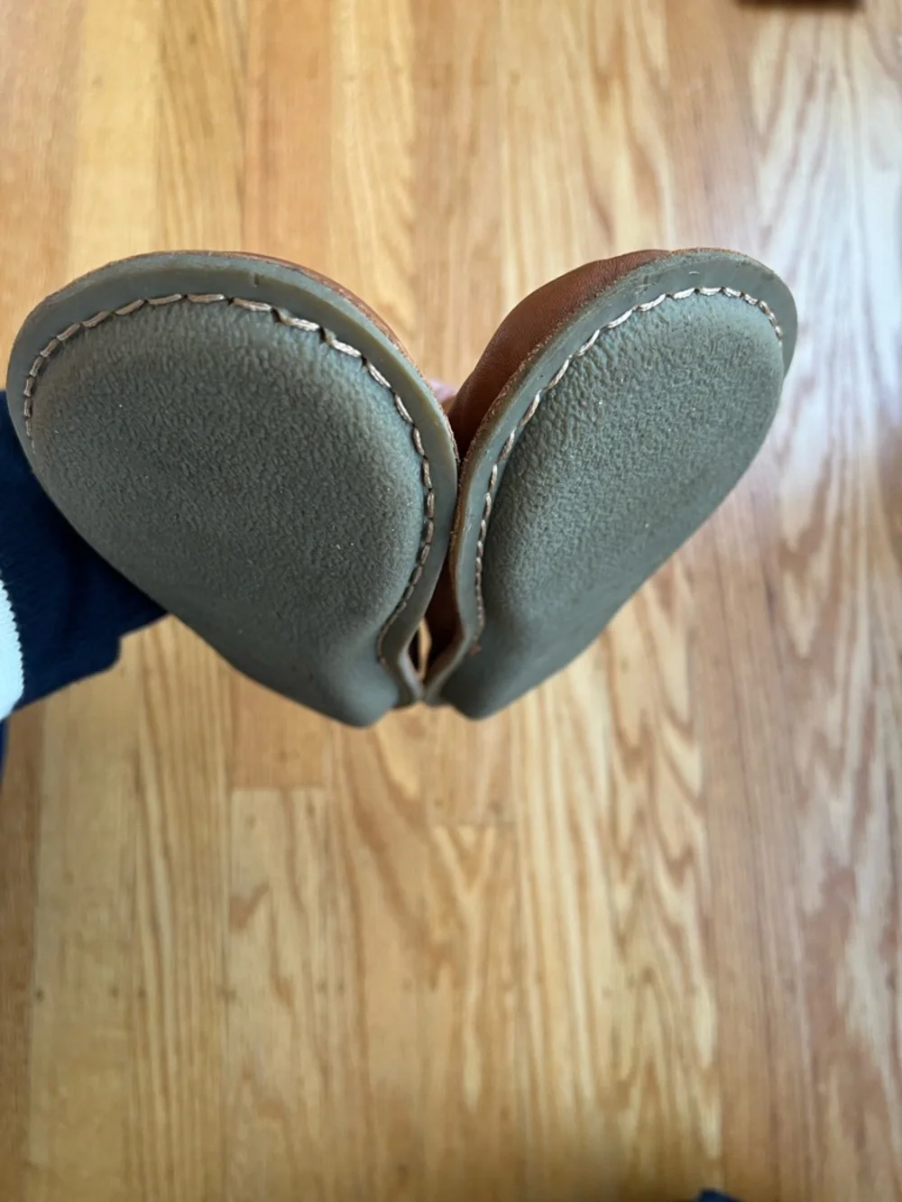 VIBAe Roma Women's Brown Leather Slip-On Mule Clogs - Picture 7 of 9